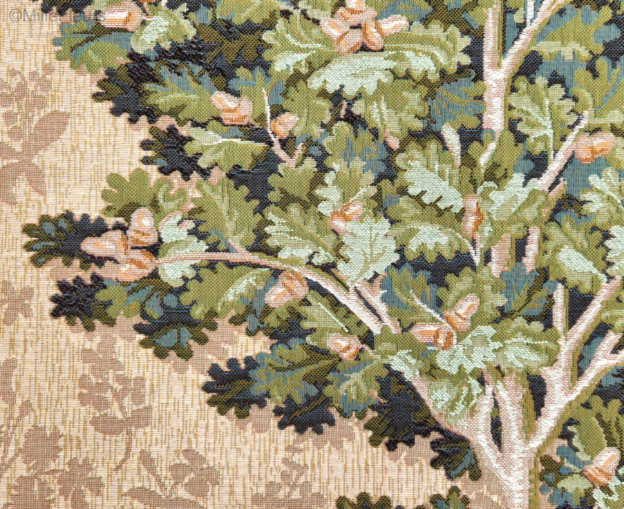 Eik Wandtapijten Dame en de Eenhoorn - Mille Fleurs Tapestries