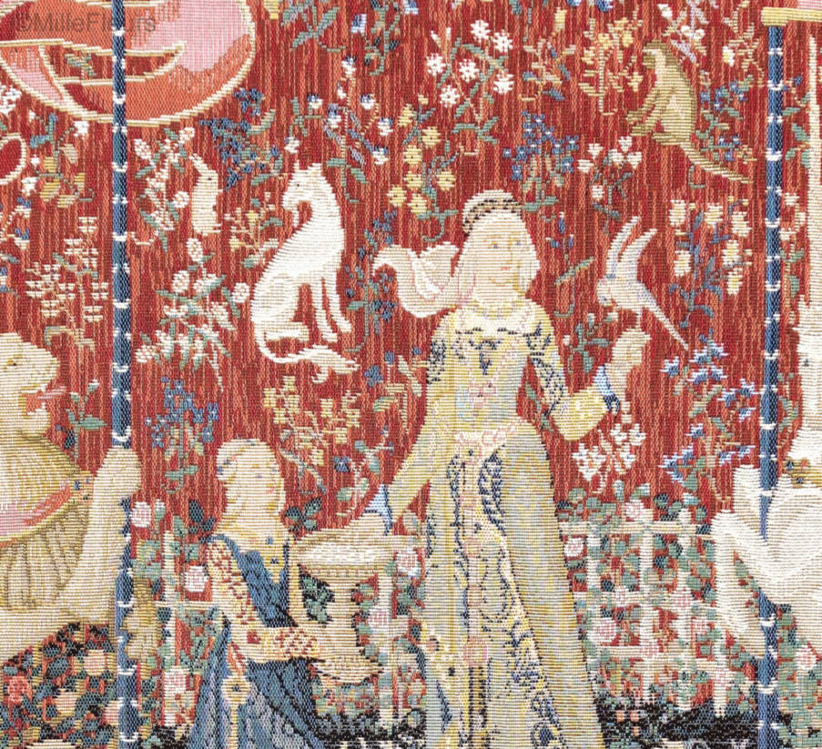 De Smaak Wandtapijten Dame en de Eenhoorn - Mille Fleurs Tapestries