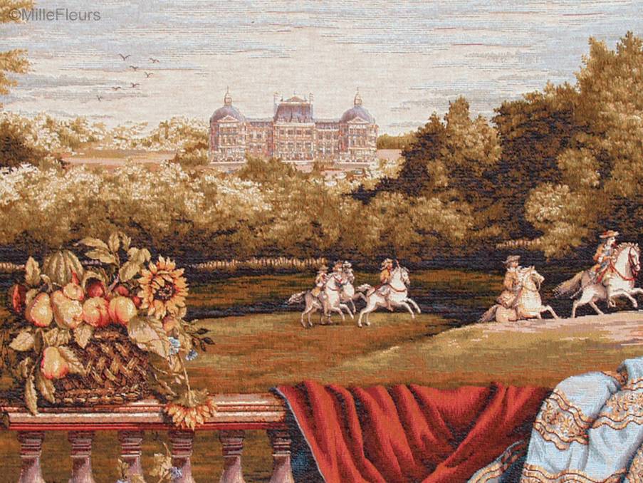 Kasteel Bellevue Wandtapijten Kastelen en Tuinen - Mille Fleurs Tapestries