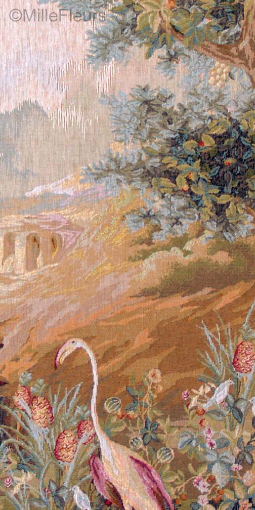 Flamant, part Tapisseries murales Orientalisme - Mille Fleurs Tapestries