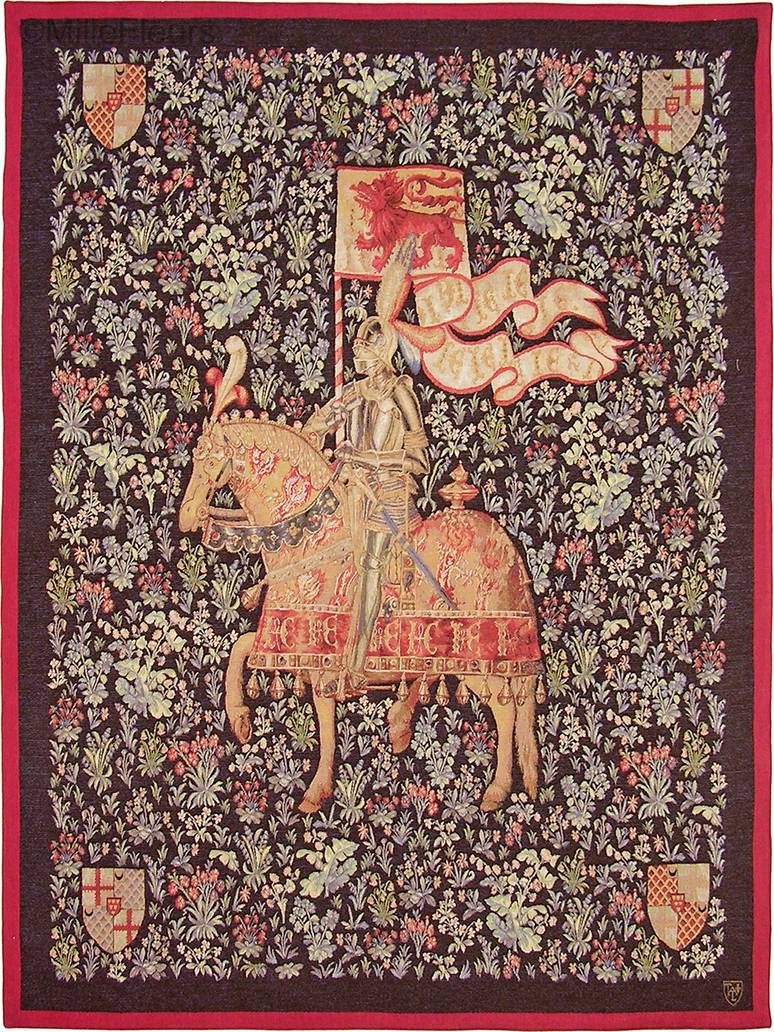 The Knight Wall tapestries Medieval Knights - Mille Fleurs Tapestries