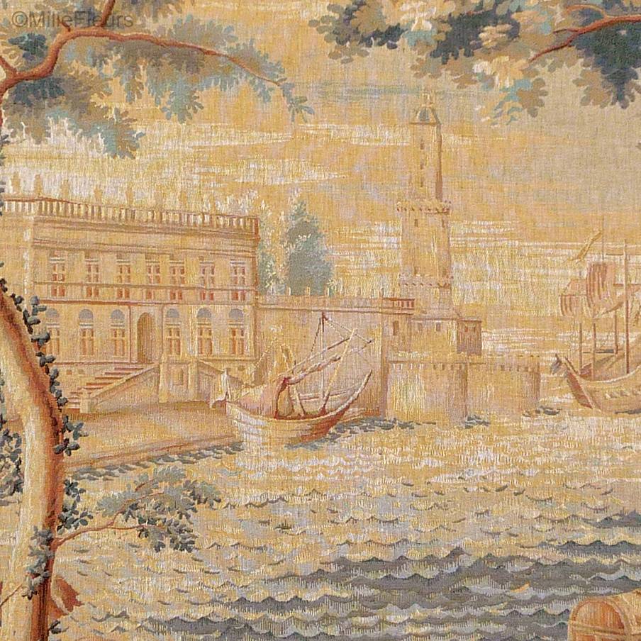 Le Port Tapisseries murales Cartes et Nautiques - Mille Fleurs Tapestries
