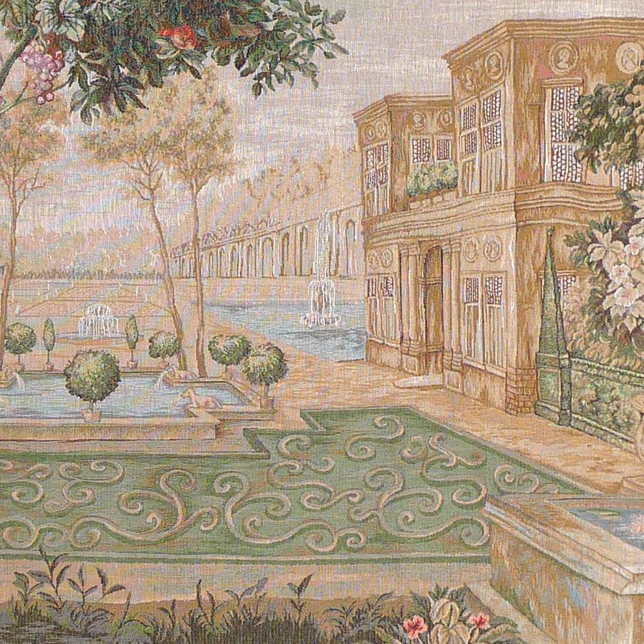 Fountain Greenery Wall tapestries Verdures - Mille Fleurs Tapestries