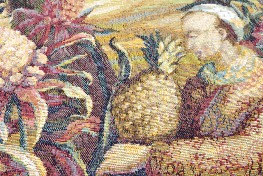 Ananasplukkers, part Wandtapijten Oriëntalisme - Mille Fleurs Tapestries