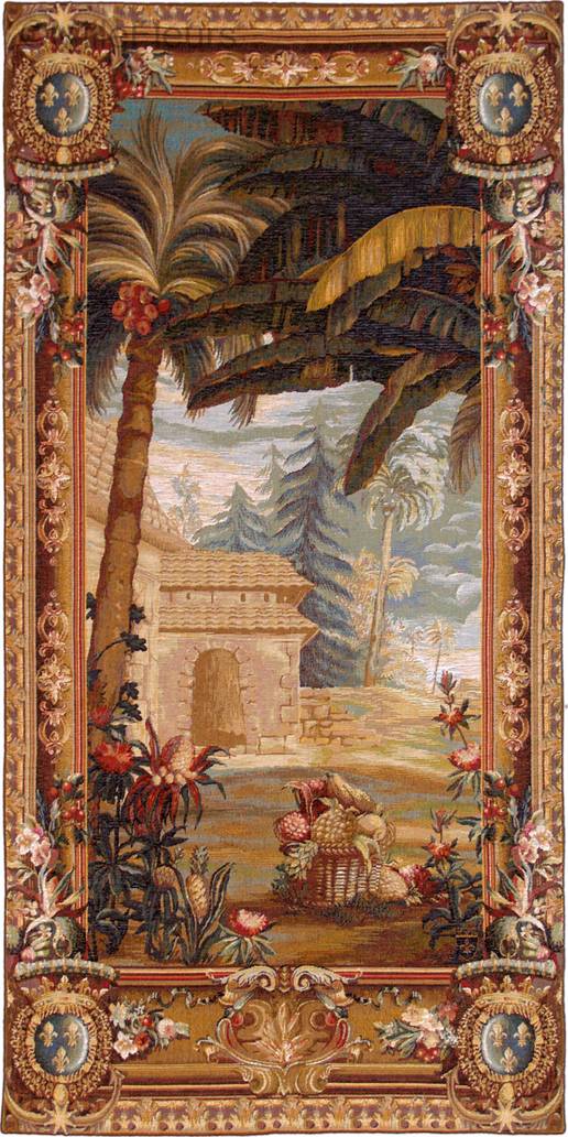 Pineapple Pickers Wall tapestries Orientalism - Mille Fleurs Tapestries