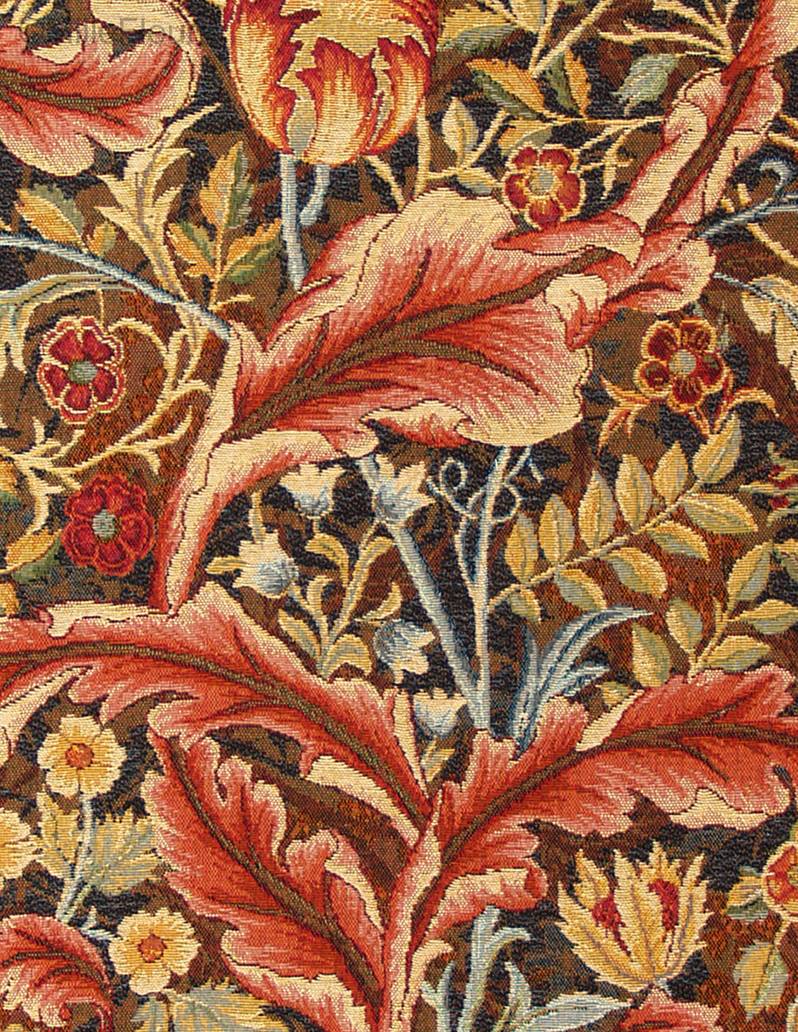 Acanthus, bruin Wandtapijten William Morris & Co - Mille Fleurs Tapestries