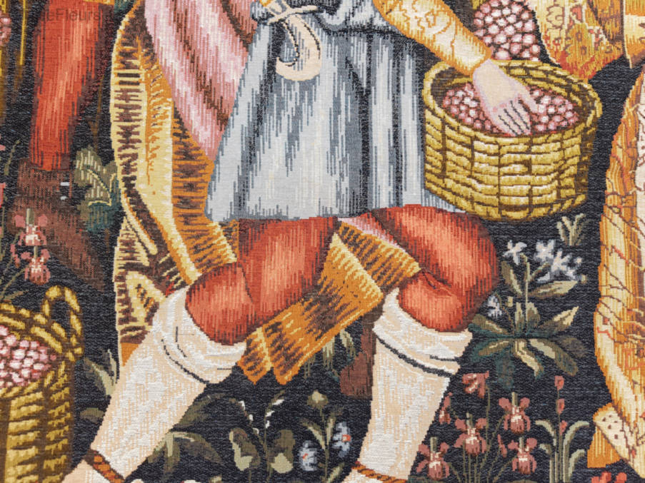 Grapes Harvest Wall tapestries Grapes Harvest - Mille Fleurs Tapestries