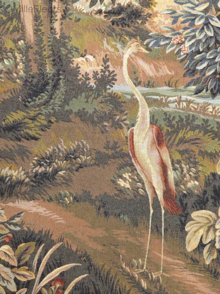 Verdure met Vogels Wandtapijten Verdures - Mille Fleurs Tapestries