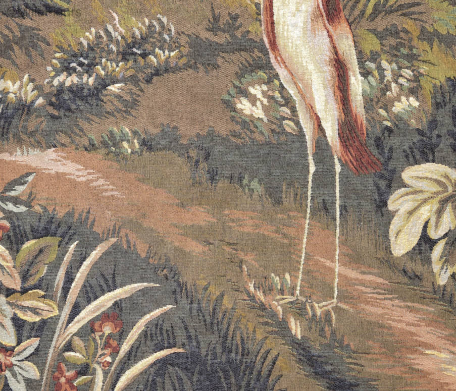 Verdure met twee Vogels Wandtapijten Verdures - Mille Fleurs Tapestries