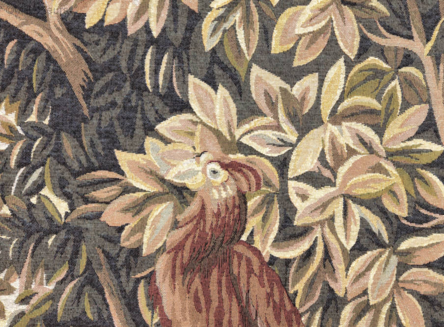 Verdure met een Vogel Wandtapijten Verdures - Mille Fleurs Tapestries