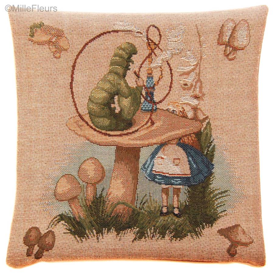 De Rups Sierkussens Alice in Wonderland - Mille Fleurs Tapestries