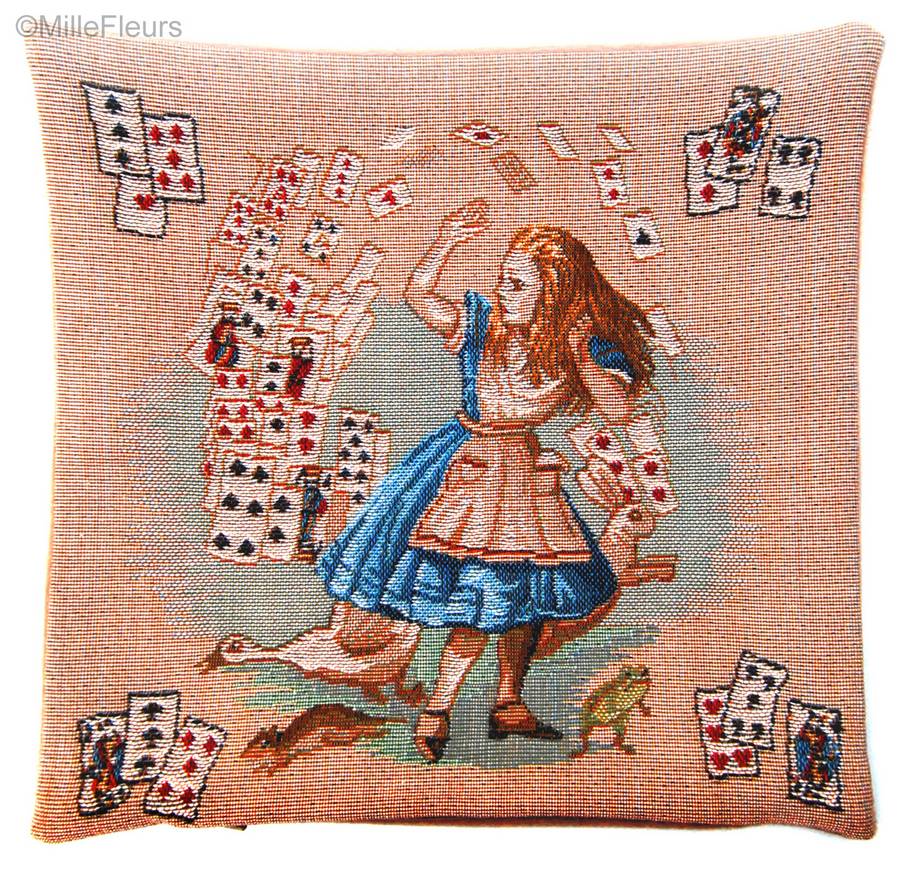 Kaartspel Kussenslopen Alice in Wonderland - Mille Fleurs Tapestries