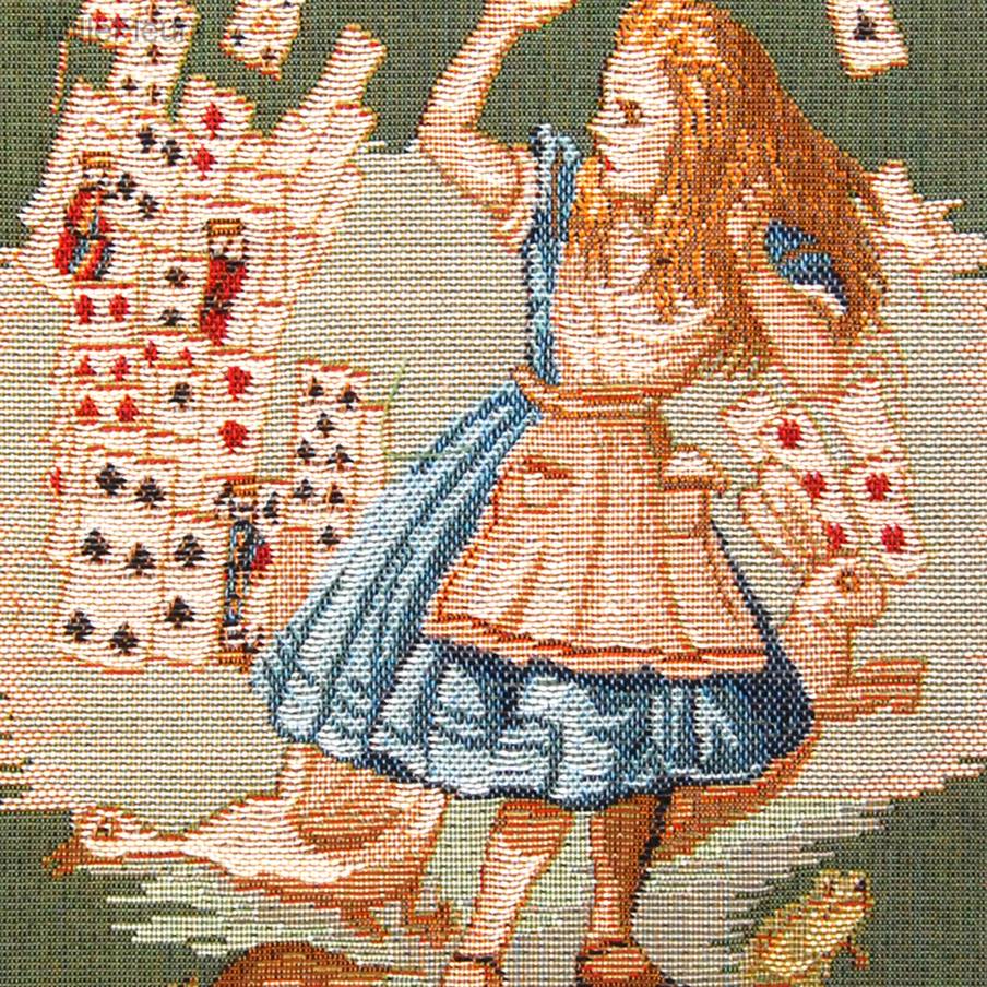 Jeu de Cartes Housses de coussin Alice au Pays des Merveilles - Mille Fleurs Tapestries