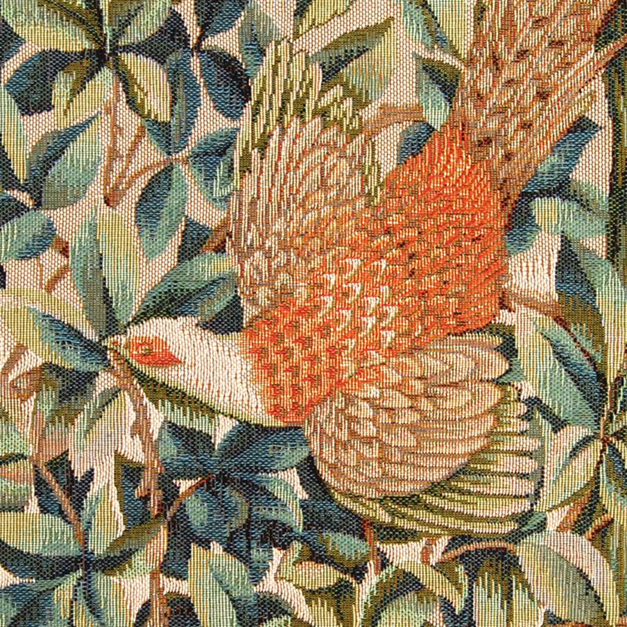 Faisán (William Morris) Fundas de cojín William Morris & Co - Mille Fleurs Tapestries