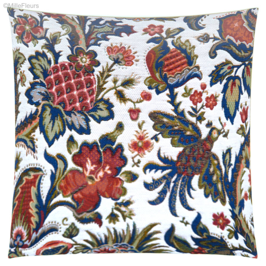 Tropische Tuin Sierkussens Bloemen klassiek - Mille Fleurs Tapestries