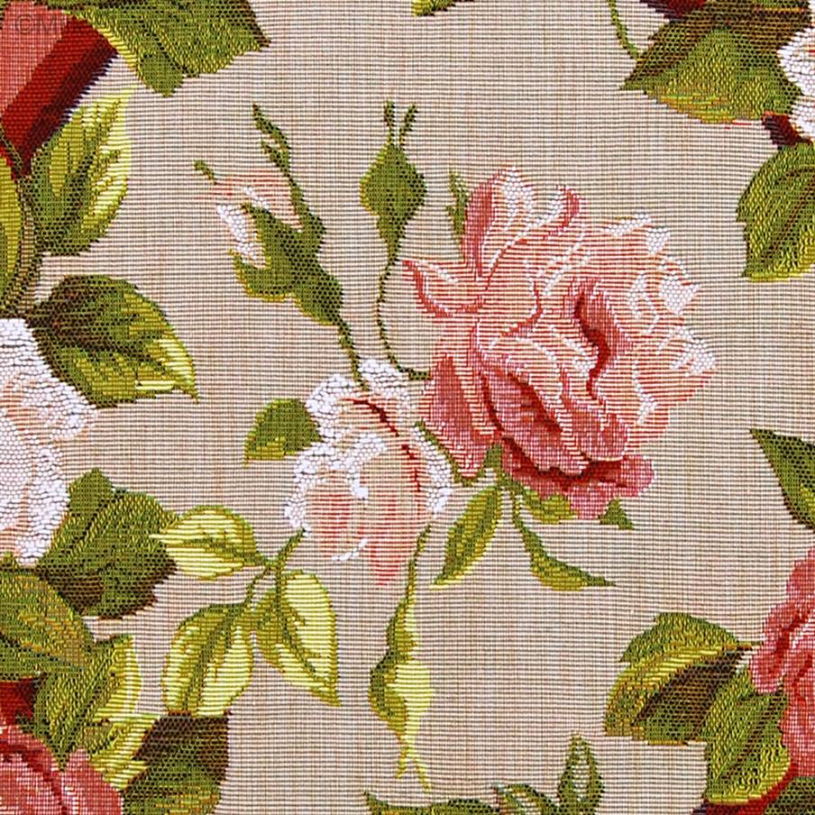 Roses Housses de coussin Fleurs contemporain - Mille Fleurs Tapestries