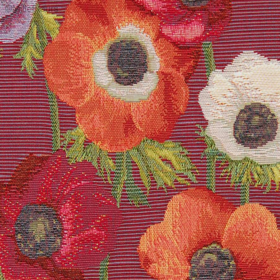 Anemonen Kussenslopen Bloemen hedendaags - Mille Fleurs Tapestries