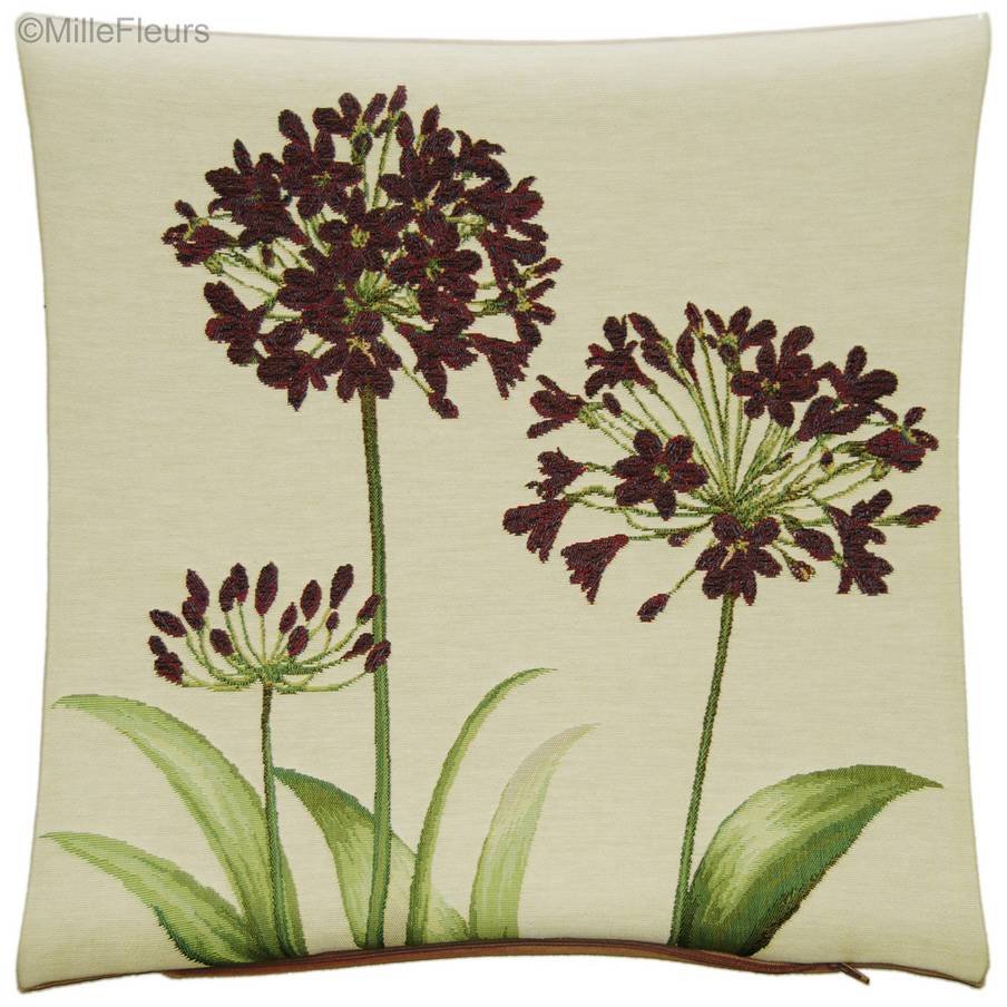 Agapanthus Housses de coussin Fleurs contemporain - Mille Fleurs Tapestries