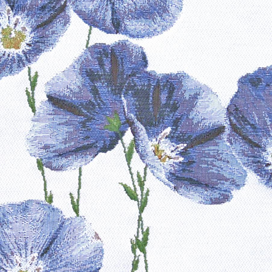 Vlasbloemen Kussenslopen Bloemen hedendaags - Mille Fleurs Tapestries