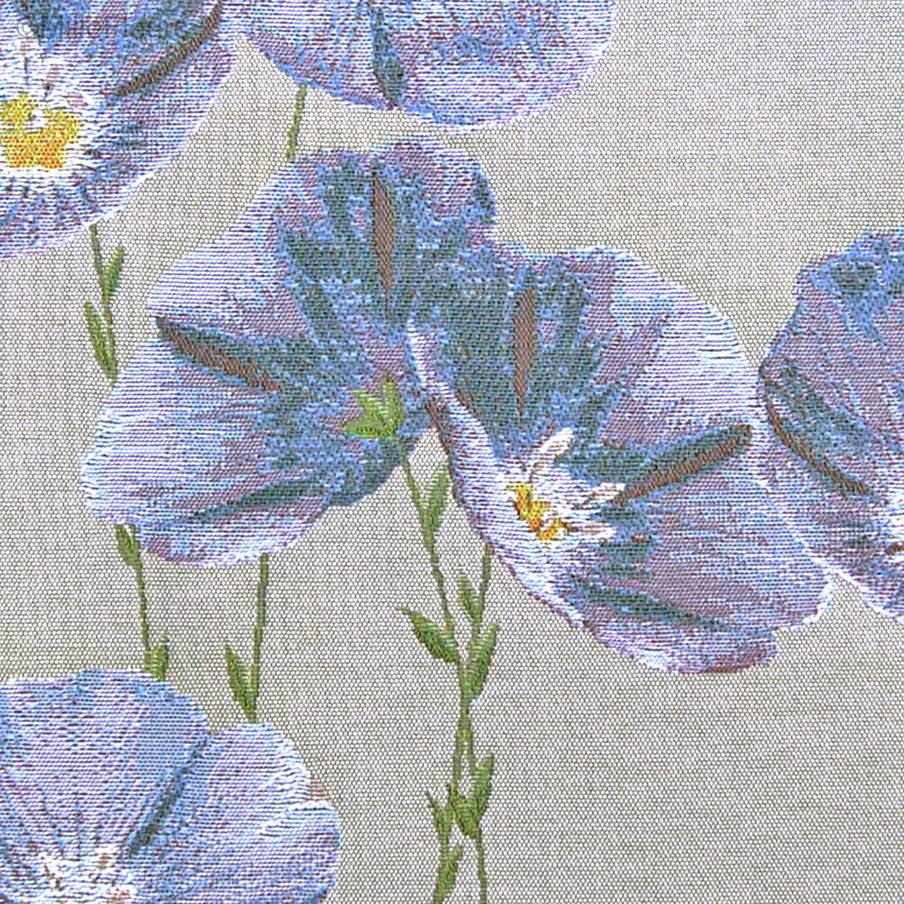 Vlasbloemen Kussenslopen Bloemen hedendaags - Mille Fleurs Tapestries