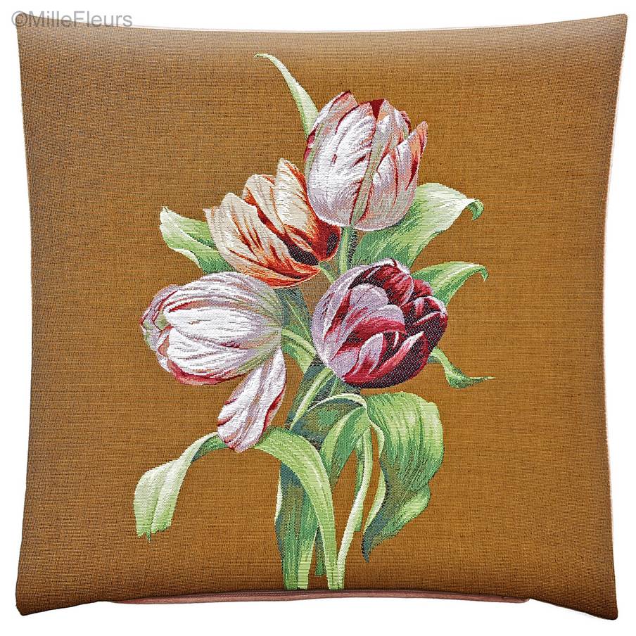 Tulips Tapestry cushions Contemporary Flowers - Mille Fleurs Tapestries