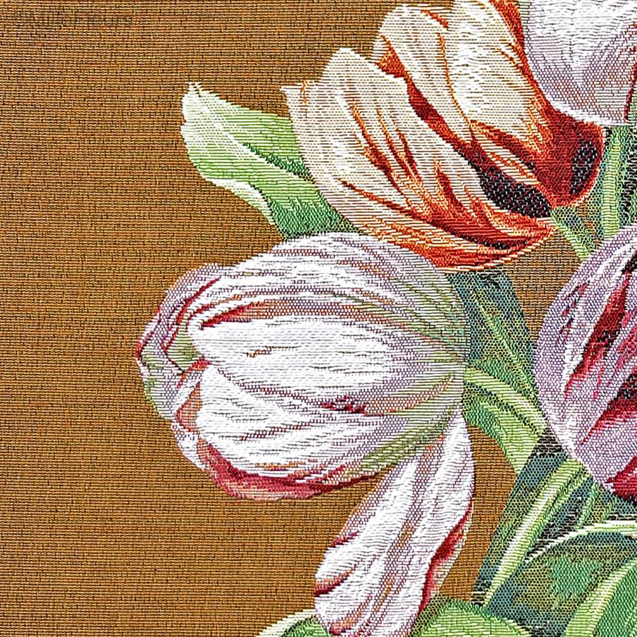 Tulips Tapestry cushions Contemporary Flowers - Mille Fleurs Tapestries