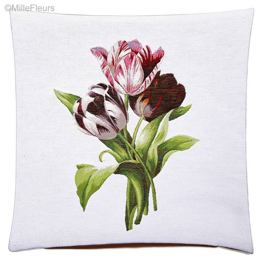 Tulips Tapestry cushions Contemporary Flowers - Mille Fleurs Tapestries