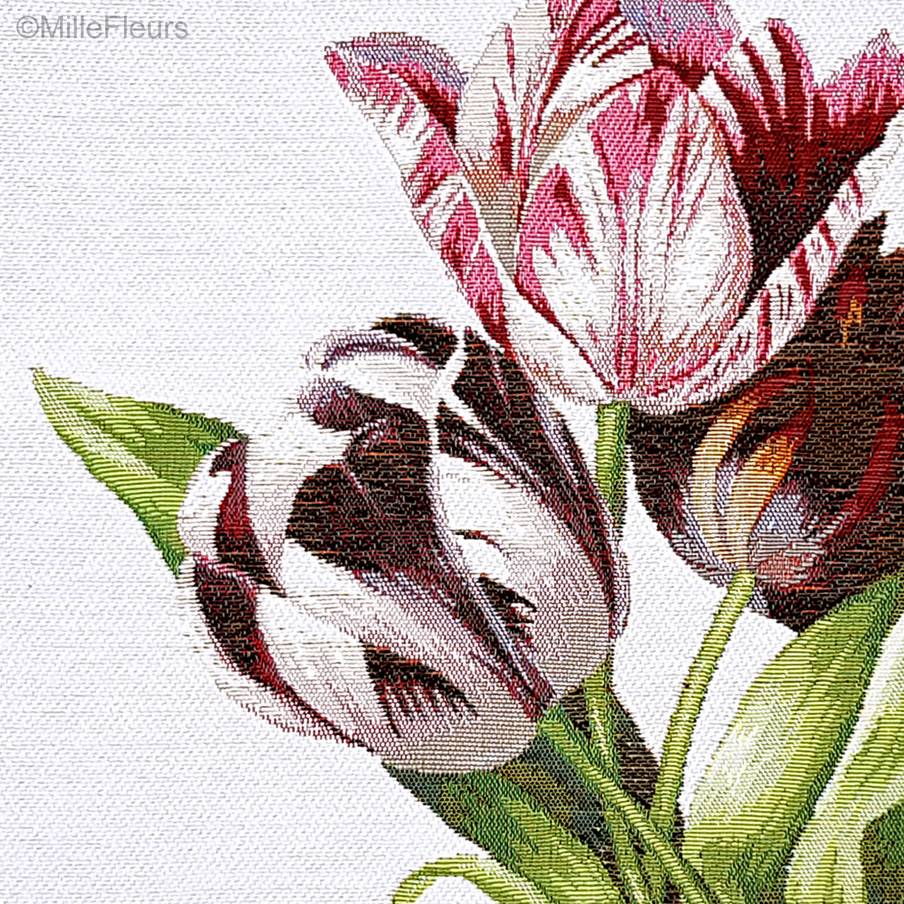 Tulips Tapestry cushions Contemporary Flowers - Mille Fleurs Tapestries