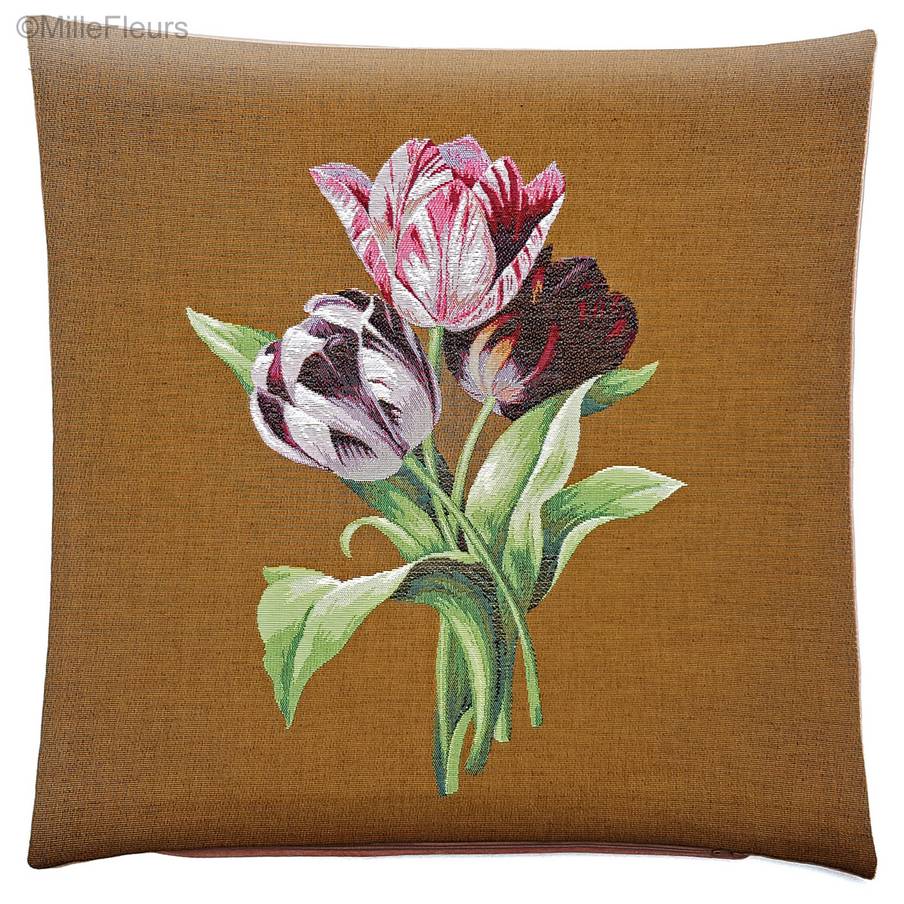 Tulipes Housses de coussin Fleurs contemporain - Mille Fleurs Tapestries