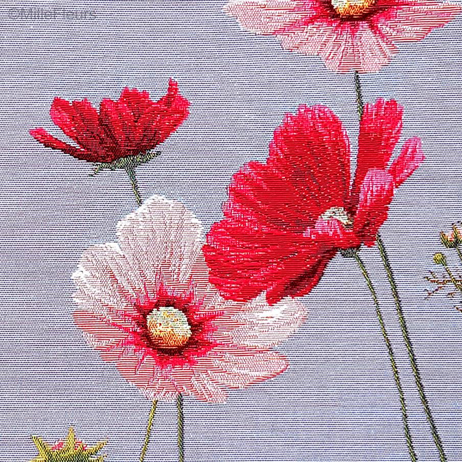 Cosmos Tapestry cushions Contemporary Flowers - Mille Fleurs Tapestries