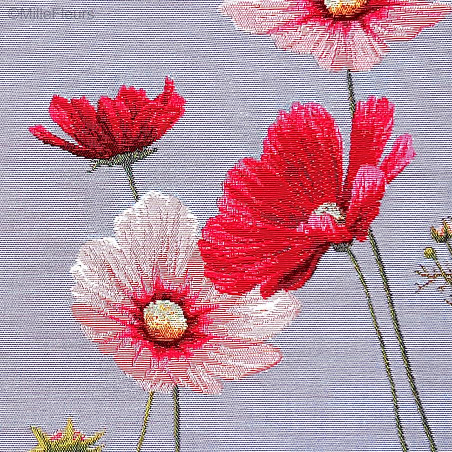 Cosmos Housses de coussin Fleurs contemporain - Mille Fleurs Tapestries