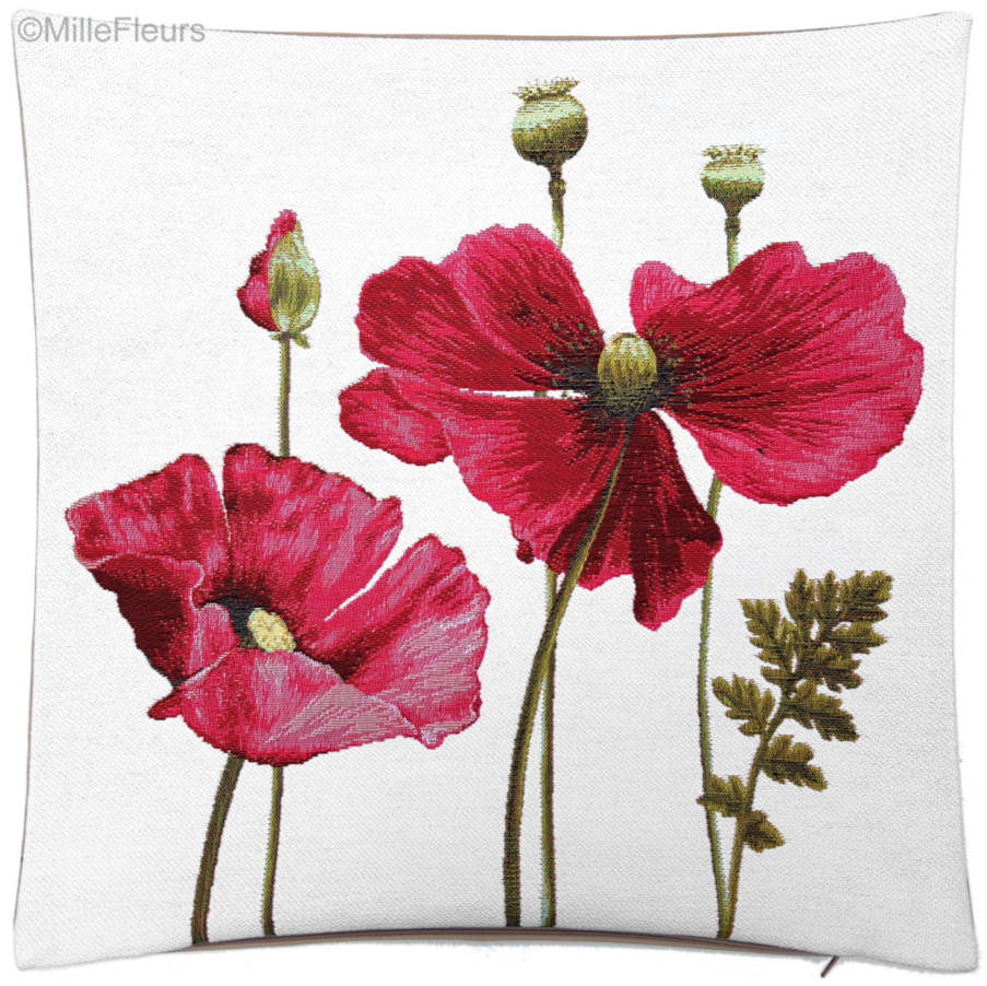 Amapola Fundas de cojín Amapolas - Mille Fleurs Tapestries