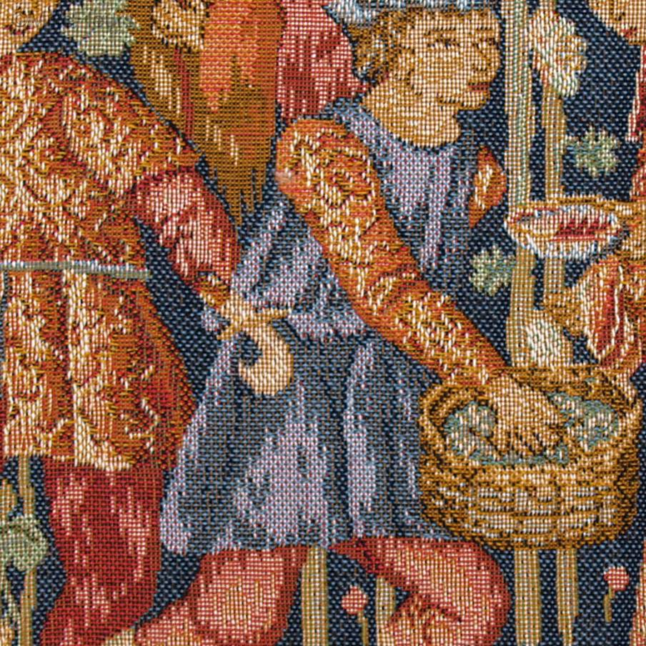 Wijnoogst Sierkussens Wijnmakerij - Mille Fleurs Tapestries