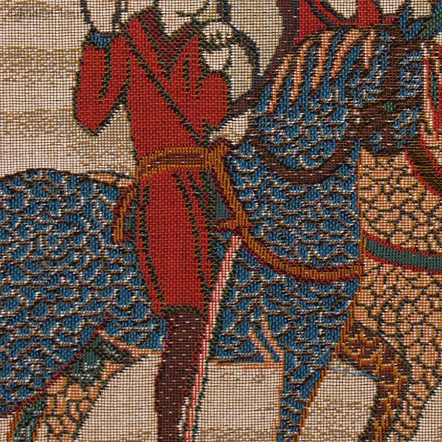 Bayeux Willelm Housses de coussin Tapisserie de Bayeux - Mille Fleurs Tapestries