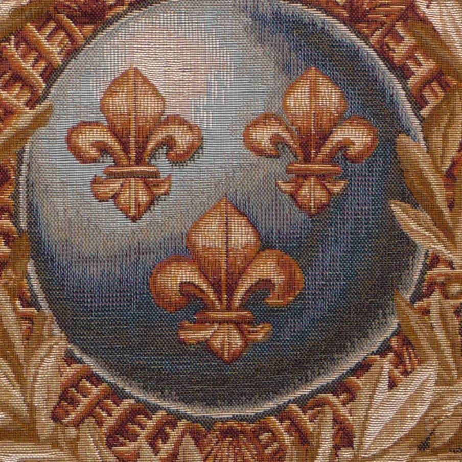 Empire Fleur de Lys Housses de coussin Fleur de Lys et Héraldique - Mille Fleurs Tapestries