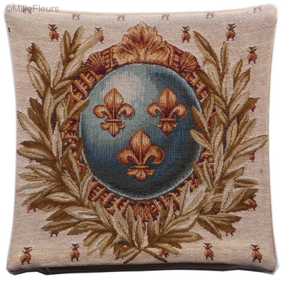 Empire Fleur-de-Lis Tapestry cushions Fleur-de-Lis and Heraldic - Mille Fleurs Tapestries