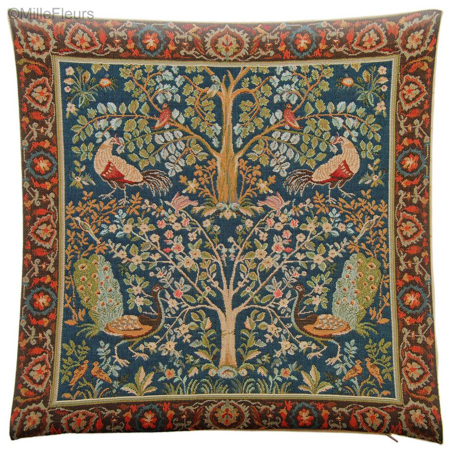Tree of Life (William Morris) Tapestry cushions William Morris & Co - Mille Fleurs Tapestries