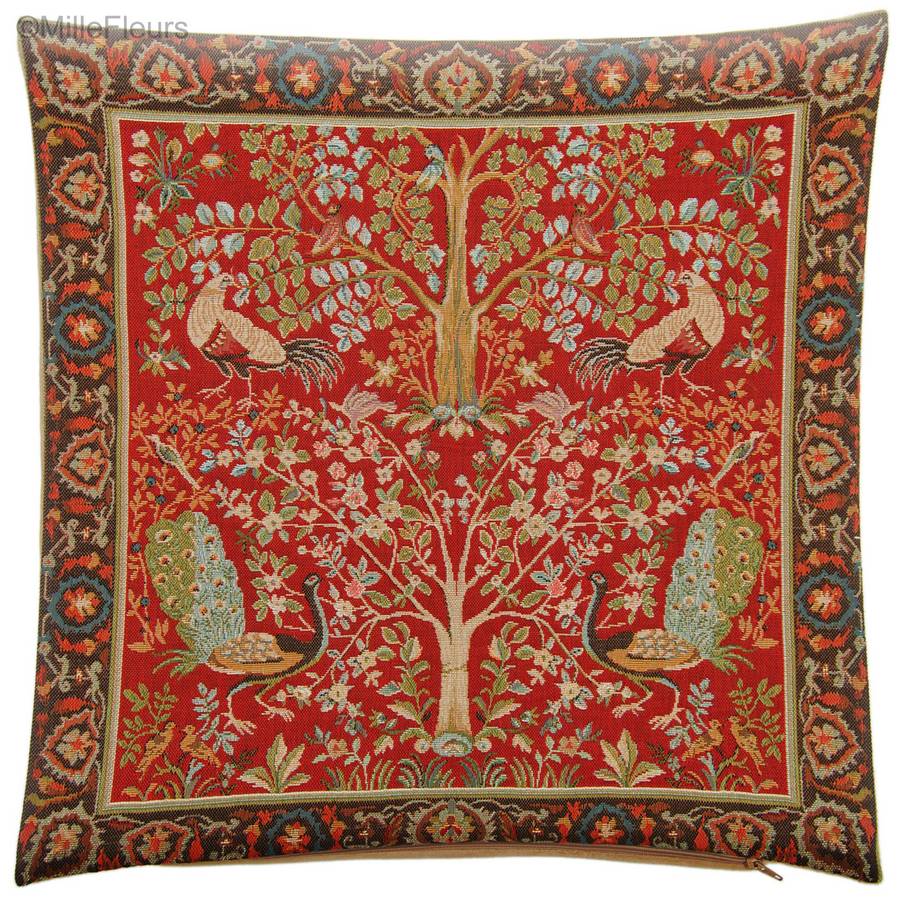 Arbol de la Vida (William Morris) Fundas de cojín William Morris & Co - Mille Fleurs Tapestries