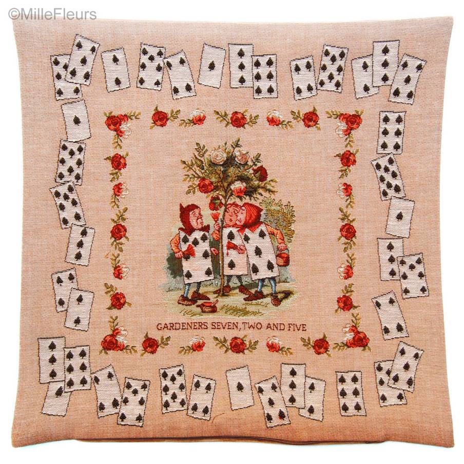 Les Jardiniers Housses de coussin Alice au Pays des Merveilles - Mille Fleurs Tapestries