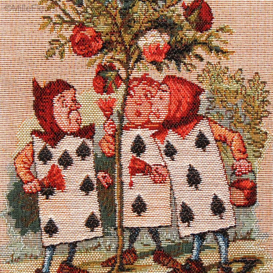 The Gardeners Tapestry cushions Alice in Wonderland - Mille Fleurs Tapestries