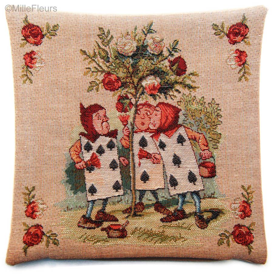 The Gardeners Tapestry cushions Alice in Wonderland - Mille Fleurs Tapestries