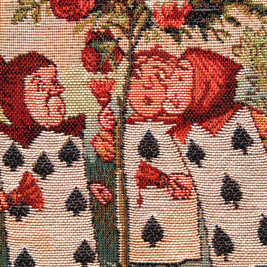 The Gardeners Tapestry cushions Alice in Wonderland - Mille Fleurs Tapestries