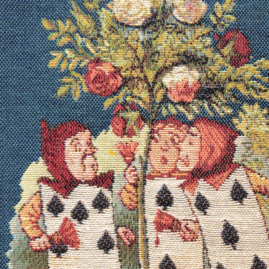 Los Jardineros Fundas de cojín Alicia en el País de las Maravillas - Mille Fleurs Tapestries