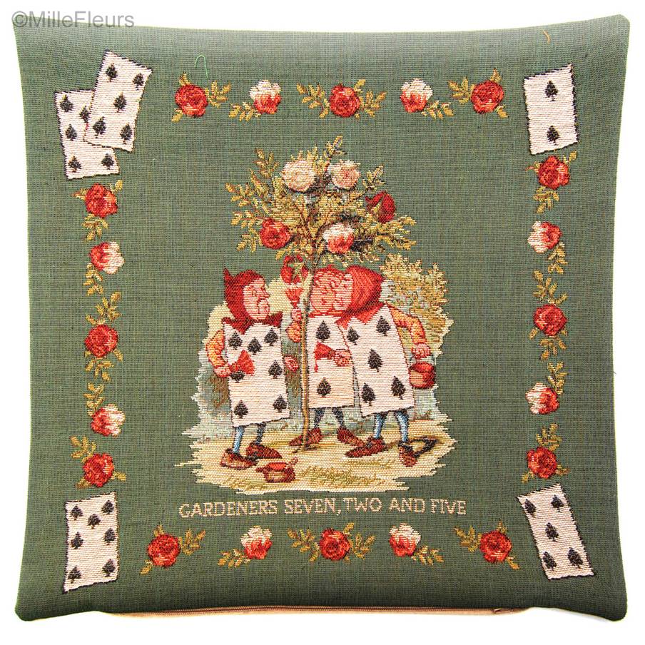 Les Jardiniers Housses de coussin Alice au Pays des Merveilles - Mille Fleurs Tapestries