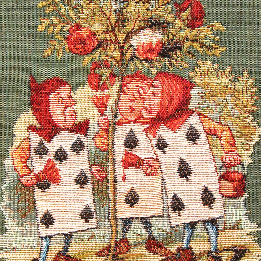 The Gardeners Tapestry cushions Alice in Wonderland - Mille Fleurs Tapestries