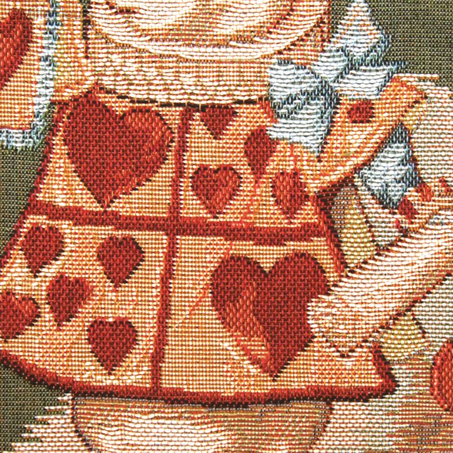 Hartenkonijn Sierkussens Alice in Wonderland - Mille Fleurs Tapestries