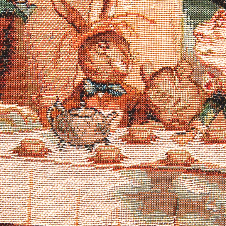 Het Theekransje Sierkussens Alice in Wonderland - Mille Fleurs Tapestries