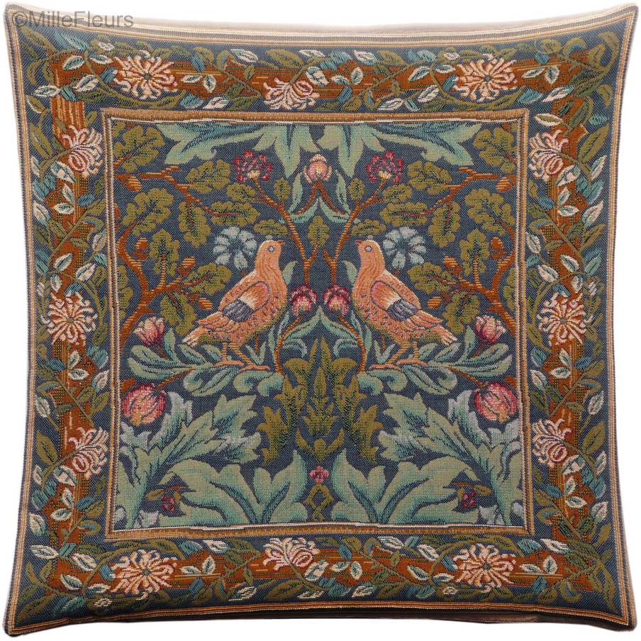 Aves Hermanos (William Morris) Fundas de cojín William Morris & Co - Mille Fleurs Tapestries