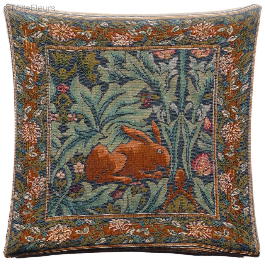 Rabbit (William Morris) Tapestry cushions William Morris & Co - Mille Fleurs Tapestries