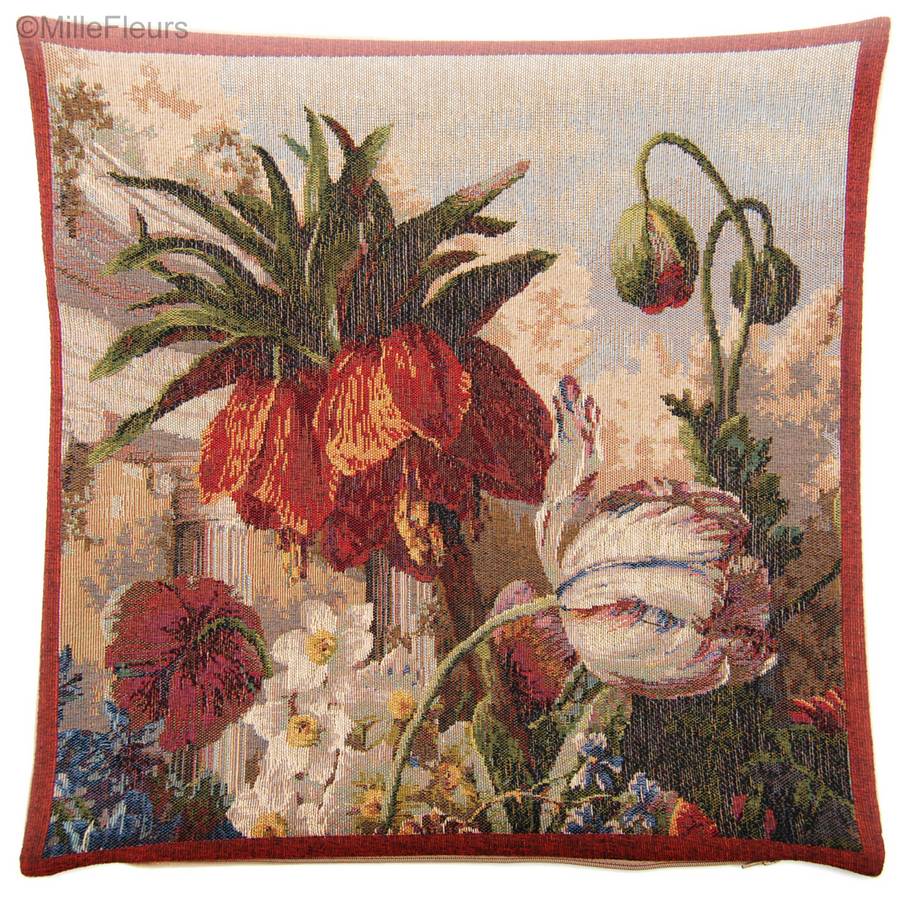 Exotique Flower Tapestry cushions Classic Flowers - Mille Fleurs Tapestries